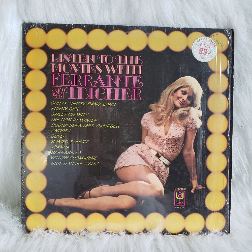 FERRANTE & TEICHER - Listen To The Movies 12" Vinyl Record LP - VG+